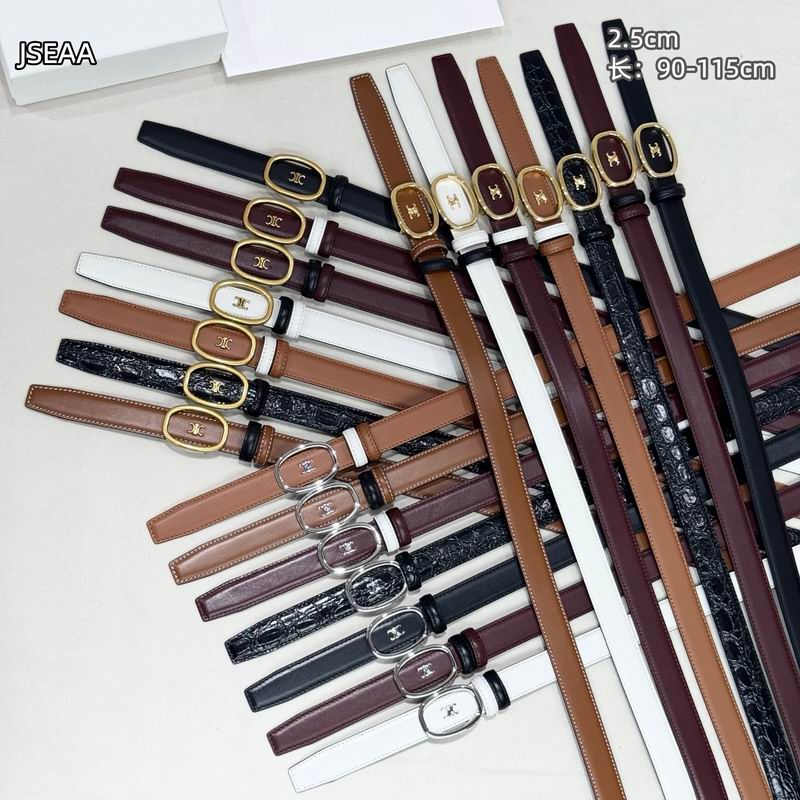 Celine belt 25mmX90-115cm 8L35